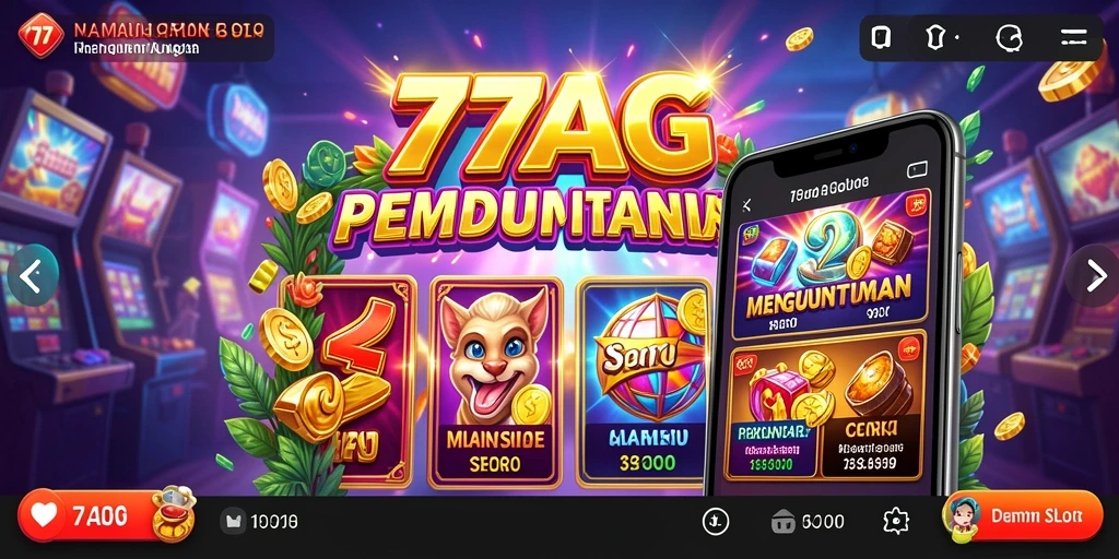 Screenshot utama 77AG menunjukkan pengalaman bermain Slot yang menakjubkan.
