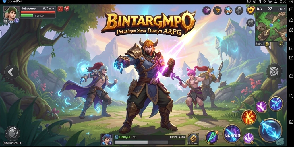 Gameplay BINTANGMPO yang menegangkan dalam aksi ARPG.