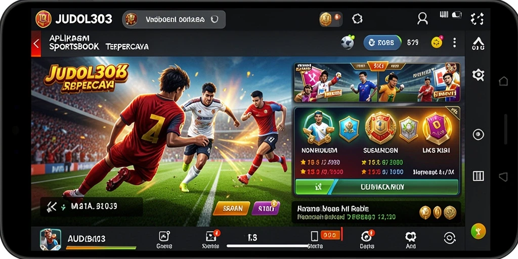 Tampilan menarik dari gameplay JUDOL303 yang menampilkan taruhan olahraga.