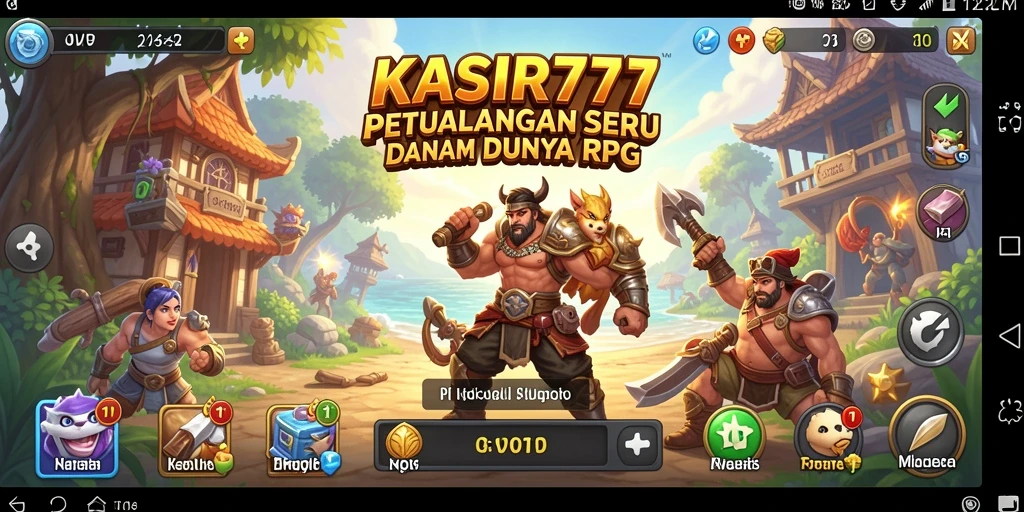 Screenshot gameplay KASIR777 yang menampilkan pertarungan heroik dan strategi.