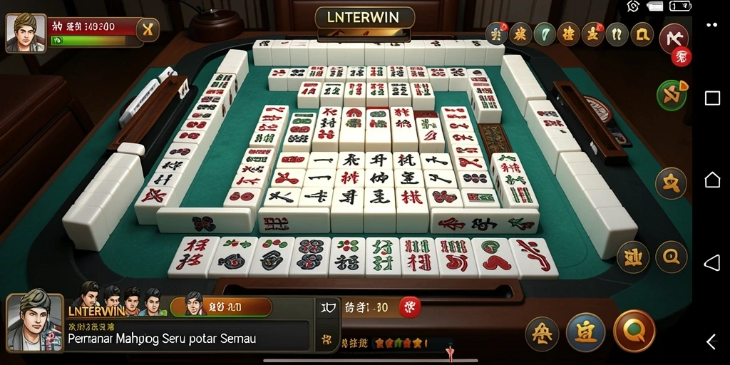 Screenshot utama menunjukkan gameplay Mahjong yang seru dan menantang.