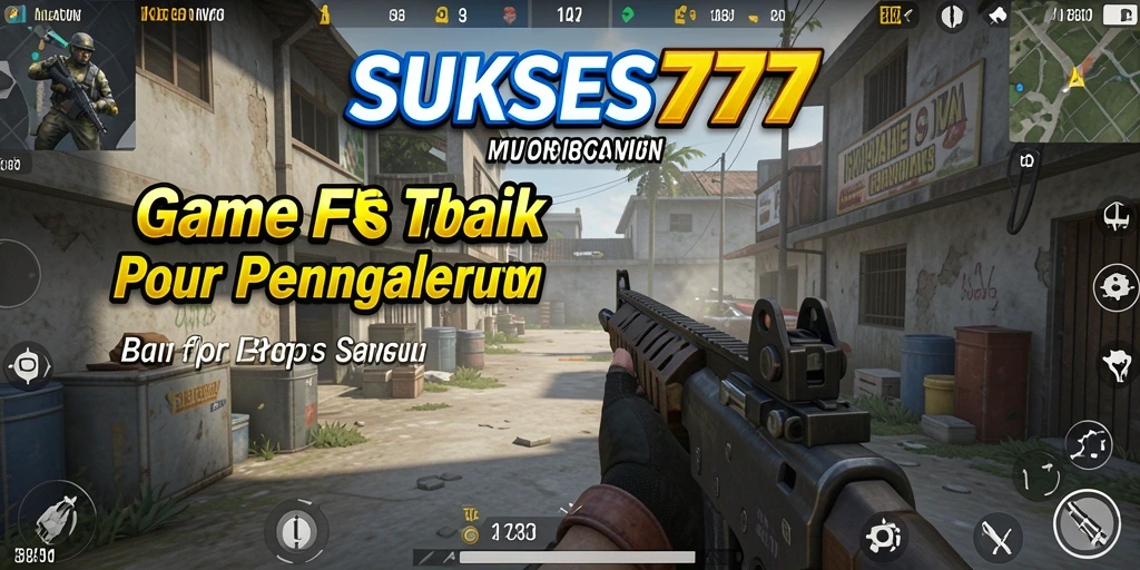Gameplay SUKSES777 yang mendebarkan dalam pertempuran FPS.