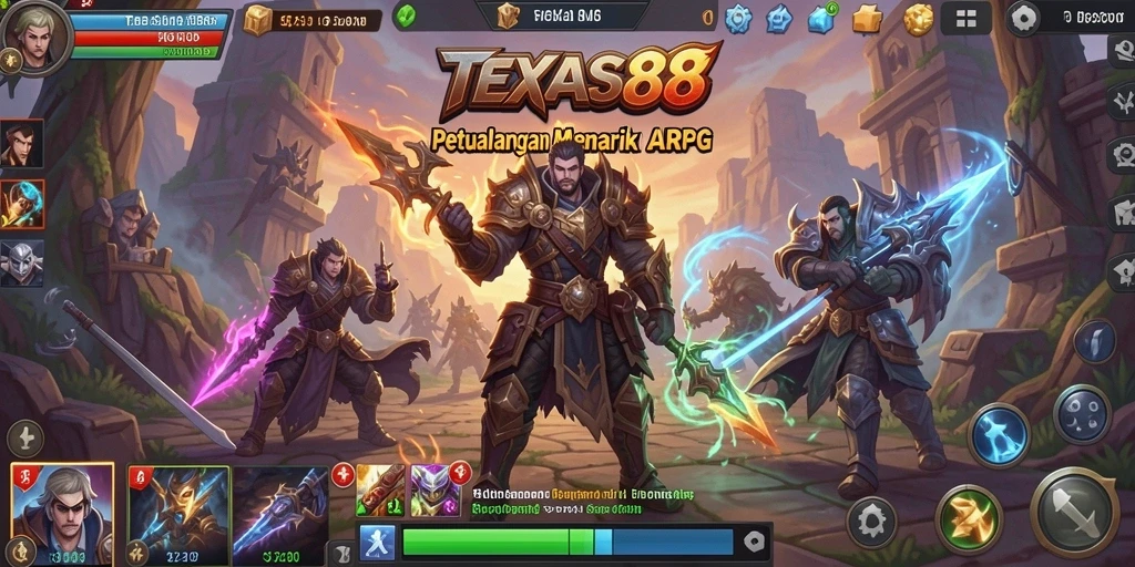 TEXAS88 menampilkan gameplay ARPG yang mengasyikkan dan mendebarkan.