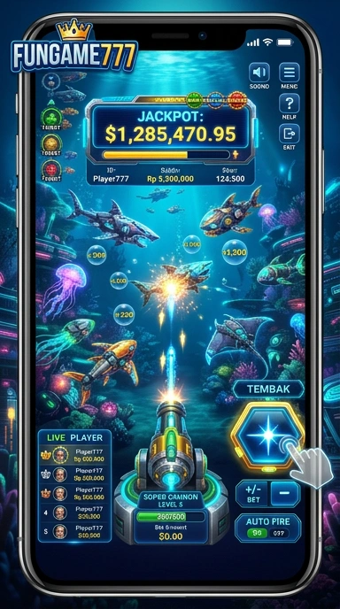 Menu navigasi yang mudah di fungame777.